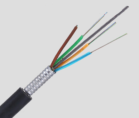 كابل الألياف الضوئية أحادي الوضع GYTS-24B1.3 خارجي 24 نواة G652D للاتصالات