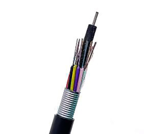 GYTS-96B1.3 في الهواء الطلق 96 كور كابل الألياف البصرية G652D الأسود وضع واحد