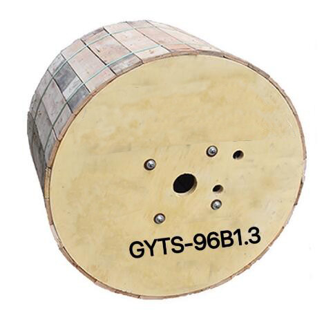 GYTS-96B1.3 في الهواء الطلق 96 كور كابل الألياف البصرية G652D الأسود وضع واحد