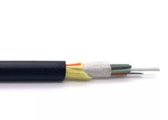كابل الألياف G652D ADSS جميع كبل الألياف الضوئية ذات 24 نواة ذات دعم عازل للكهرباء