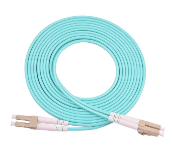 سلك تصحيح lc lc OM3 / OM4 3 متر 10 جيجابت متعدد الأوضاع مزدوج PVC LSZH