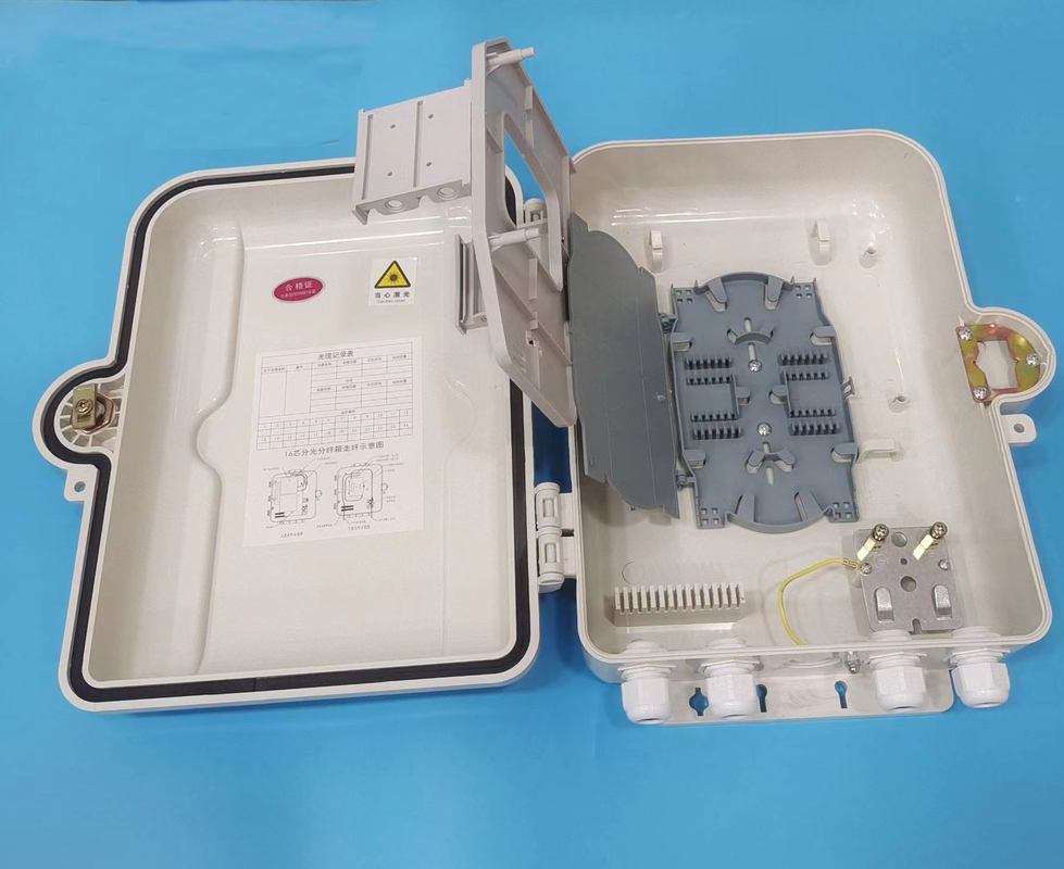 صندوق إنهاء الألياف الخارجية ABS على الحائط 16 منفذ ODB ODP لـ FTTH