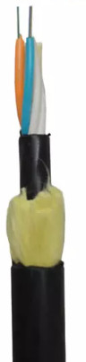 2-288 Core ADSS كابلات الألياف البصرية جميع الدعم الذاتي عازل PE سترة نوع G652D