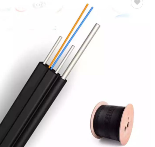 كابل الألياف البصرية الخارجي 1/2/4 Core G657A 2km Multimode FTTH Drop Cable GJYXCH