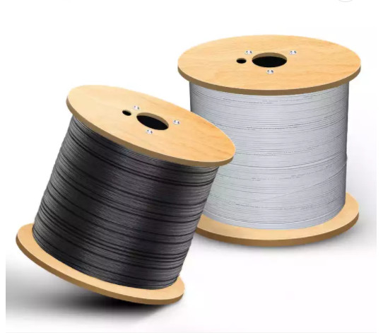 كابل الألياف البصرية الخارجي 1/2/4 Core G657A 2km Multimode FTTH Drop Cable GJYXCH
