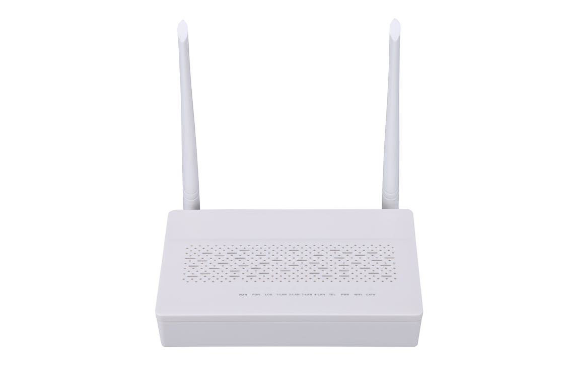 2T2R الوضع GPON EPON ONU 3FE 1GE WIFI POTS CATV Dual Fiber FTTH ONU Modem