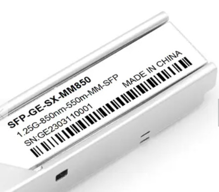 LC Connector SFP Transceiver Module 1.25G 550m 850nm الألياف البصرية المزدوجة الإرسال والاستقبال
