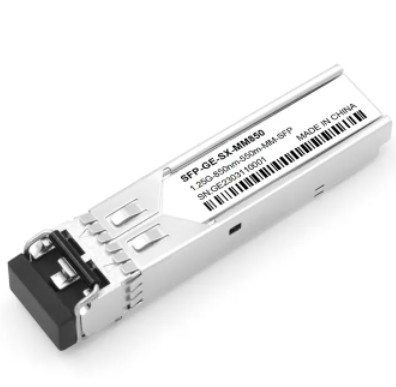 LC Connector SFP Transceiver Module 1.25G 550m 850nm الألياف البصرية المزدوجة الإرسال والاستقبال