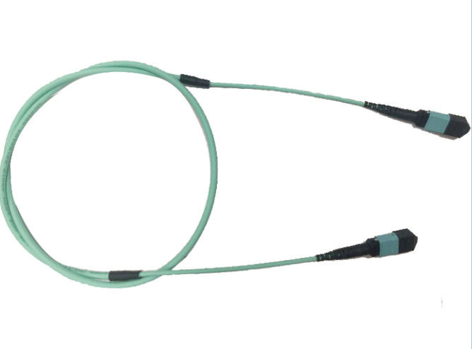 كبل الألياف البصرية 8 Core IEC ، MPO إلى MPO Fiber Cable LSZH