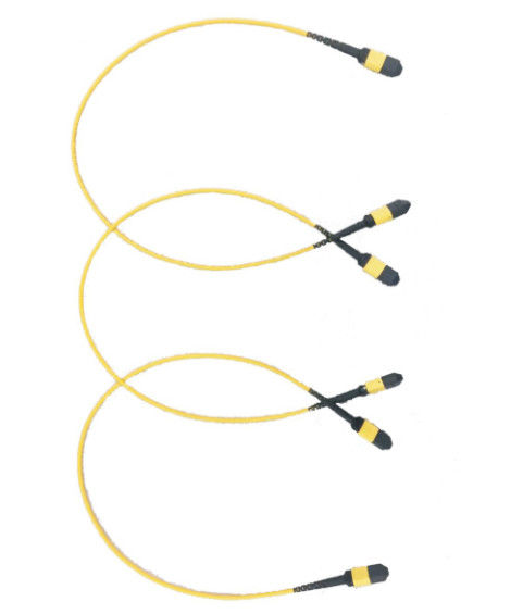 كبل الألياف البصرية 8 Core IEC ، MPO إلى MPO Fiber Cable LSZH