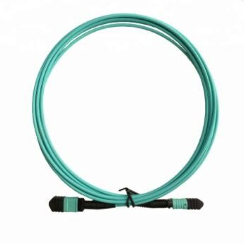 MPO Cable Connector 12 Core LSZH 3m، OM3 MM Fiber Optic Trunk Cable