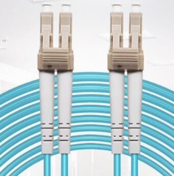 سلك التصحيح الليفي متعدد الأوضاع Aqua ، سلك التصحيح LC LC Duplex OM3.0