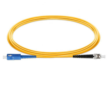 OS2 الألياف البصرية التصحيح الحبل SC / UPC إلى وضع واحد ST / UPC