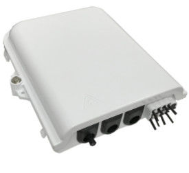 8 نوى صندوق توزيع الألياف البصرية لمكافحة الشيخوخة 1x8 PLC إغلاق لصق