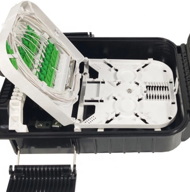 16 الأساسية صندوق توزيع الألياف البصرية PC ABS مادة ل FTTH FTTB FTTX