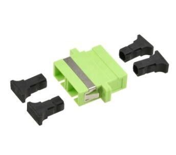 محول كابل الألياف البصرية السيراميك FTTX LAN RoHS SC Duplex Lime Green OM5 المحول