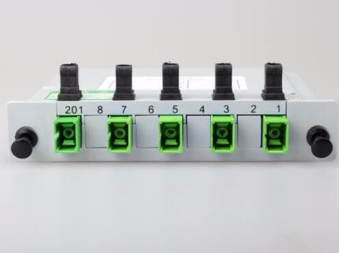 موصل الألياف البصرية كاسيت 1x4 Sc Apc لشبكات PON