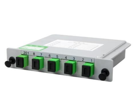 موصل الألياف البصرية كاسيت 1x4 Sc Apc لشبكات PON