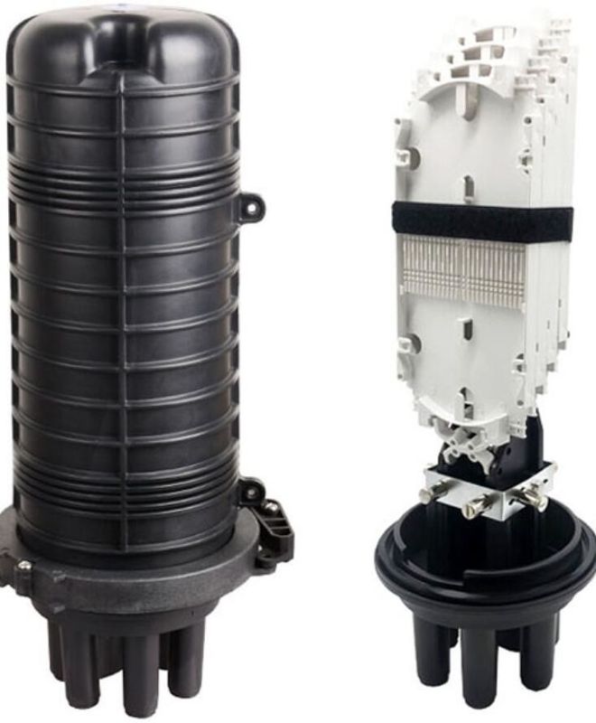 FTTH Dome Fibre Optic Splice إغلاق 48 96144192 Core 1 Inlet 4 Outlet