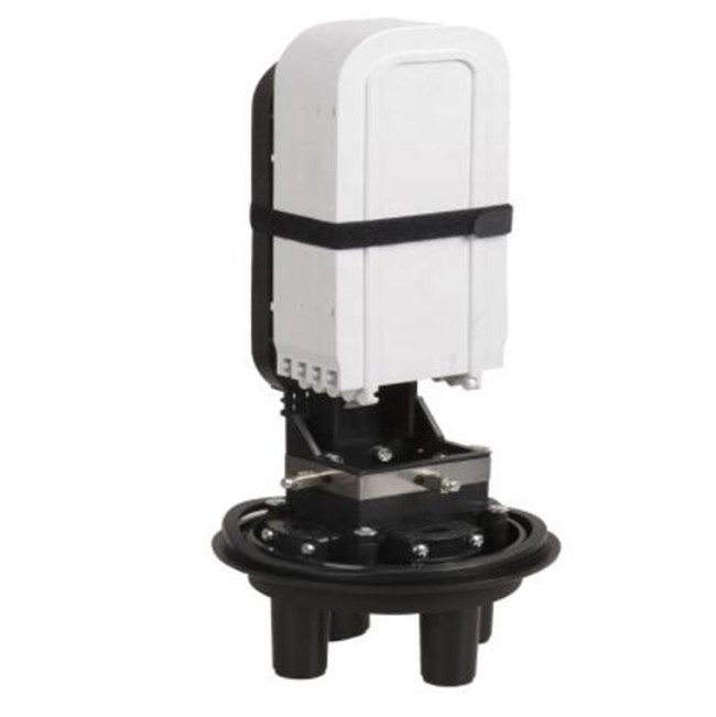 IP68 24 48 96core عمودي الحرارة يتقلص ختم القبة إغلاق الألياف البصرية 1 مدخل 3 منفذ