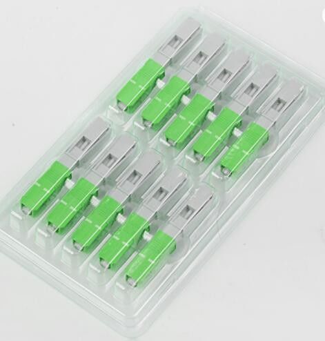 0.9mm كابل SC APC الألياف موصل سريع IEC FTTH إسقاط كابل موصل