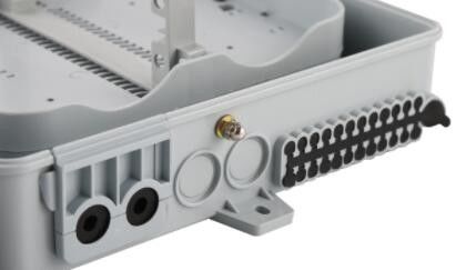 الكيبل التلفزيوني PC ABS توزيع الألياف البصرية الإطار 24 كور الحائط SGS