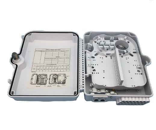 صندوق توزيع الألياف البصرية موصل للماء ODP ODF 24 النوى ABS البلاستيك