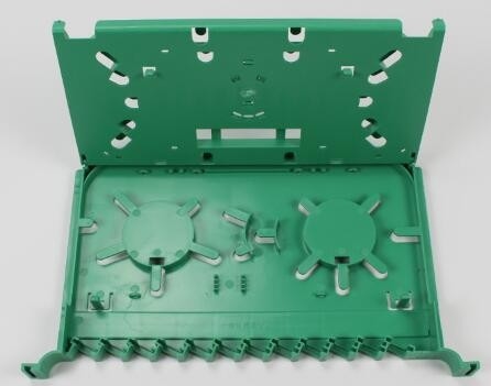 علبة Optic Fusion Splice Tray 12 Core مجمعة ضفيرة فارغة التكوين الكامل SC FC LC