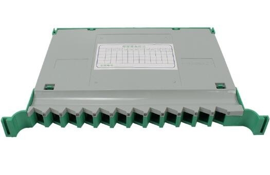 علبة Optic Fusion Splice Tray 12 Core مجمعة ضفيرة فارغة التكوين الكامل SC FC LC