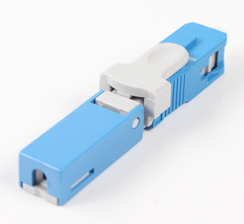 موصل الألياف البصرية السريع المدفون مسبقًا FTTH SC موصل الألياف البصرية البارد